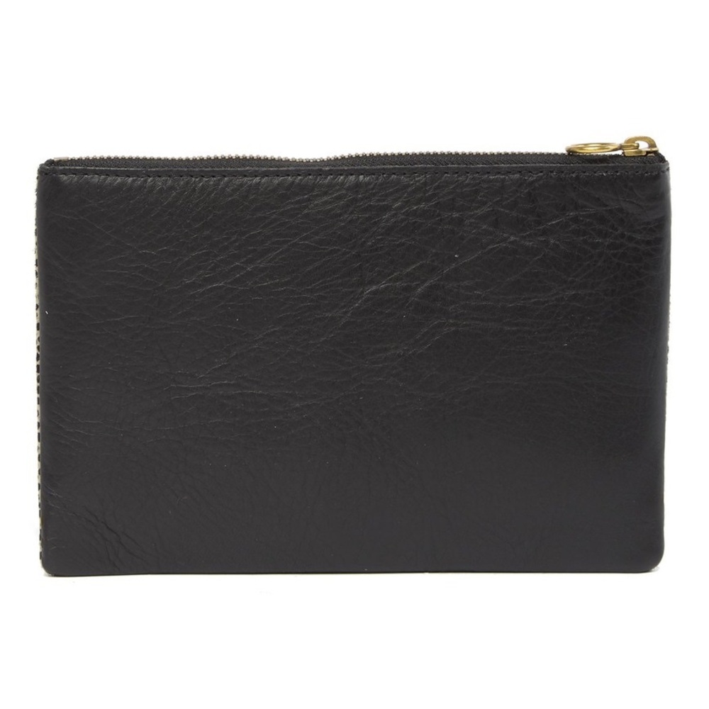 NWT The Leather Pouch Clutch in Printed Calf Hair - Picture 2 of 5